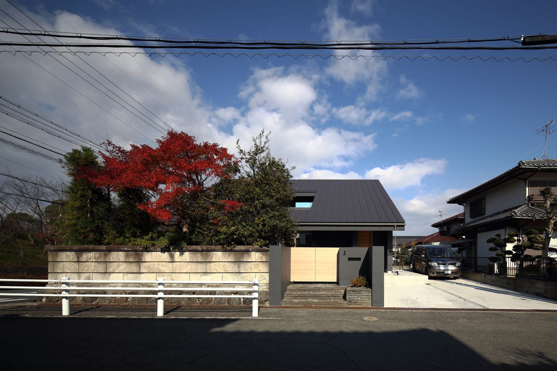 片流れの家 建築と空間 藤原 室 建築設計事務所 建築家 大阪