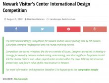 Newark Visitor’s Center International Design Competition