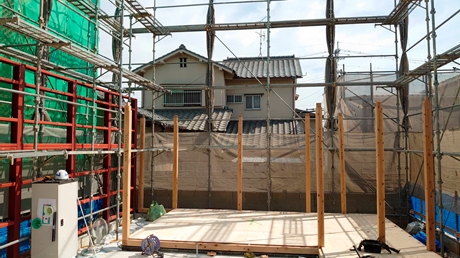 大阪藤井寺での住宅設計を建築