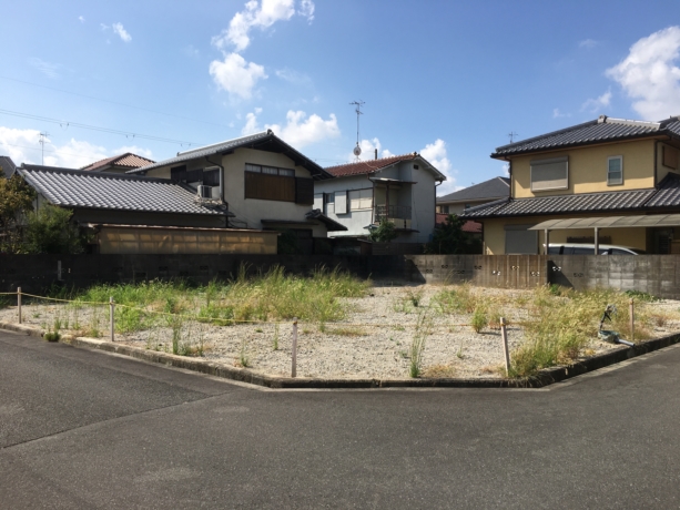 大阪：茨木の家の敷地