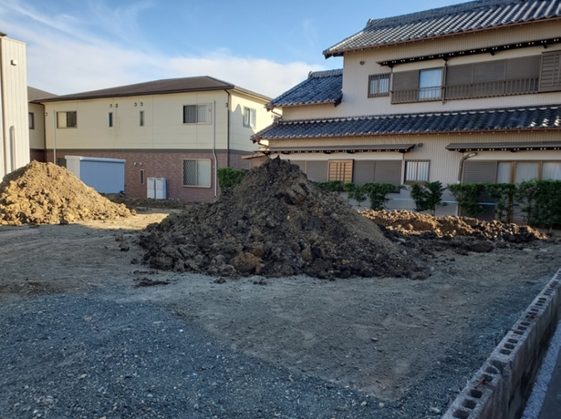 静岡浜松の家の掘方